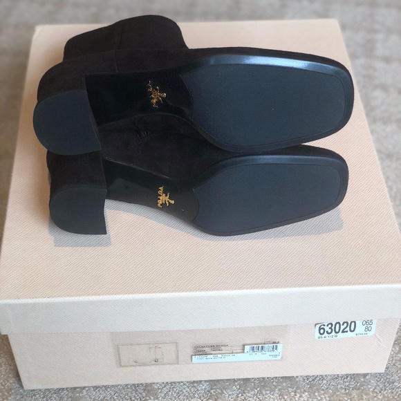 NEW PRADA brown suede booties! - Picture 3 of 3